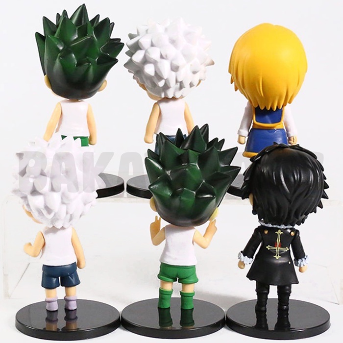 Action Figure Hunter X Hunter: Cute Kawaii Version - Gon, Killua, Kurapika, Chrollo