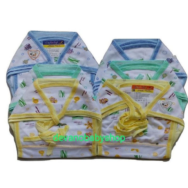 ABIY BABY-6pcs POPOK BAYI TALI ABIY BABY-POPOK KAIN-POPOK BAYI MURAH SNI