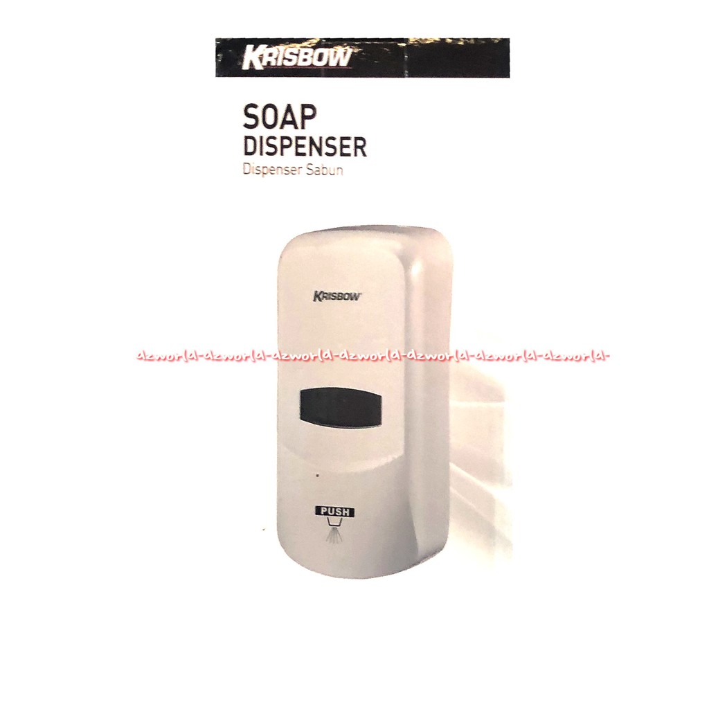 Krisbow Soap Dispenser 600ml Tempat Sabun Mandi Sabun Cuci Tangan Shampoo Cair Di Toilet Model Tekan Pencet Soaps Dispencer Kris Bow 600 ml