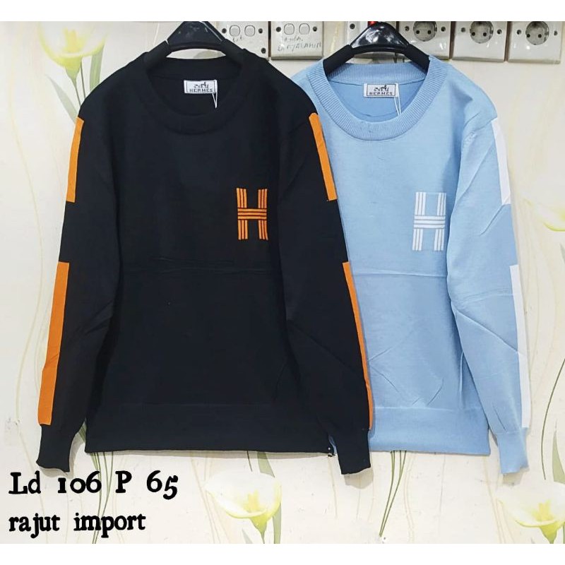 01 BLOUSE 177 RAJUT IMPORT KWALITAS BUTIK