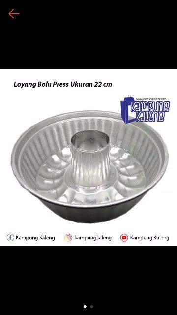 Loyang Bolu Motif Ukuran 20 Cm