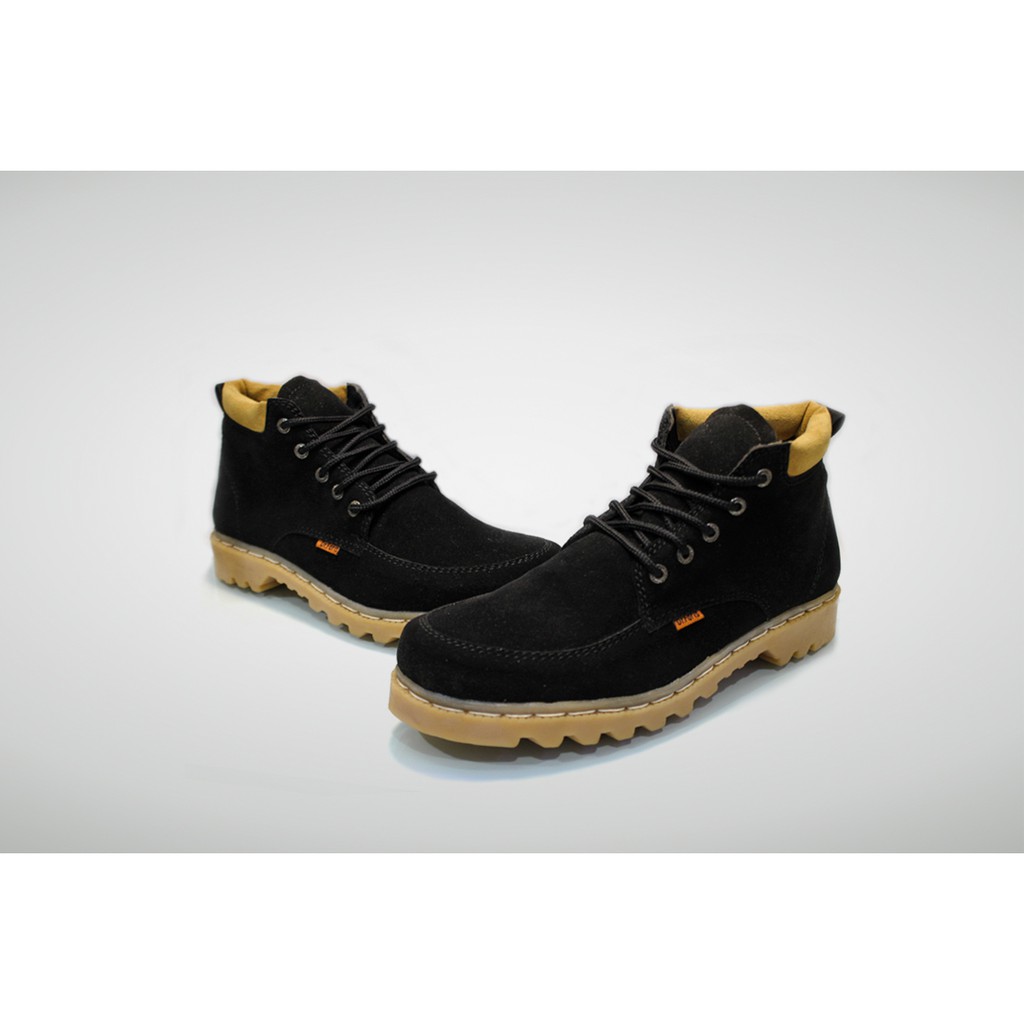 Sepatu Boots Pria Dr Faris Stregoni BDF301SSC Suede