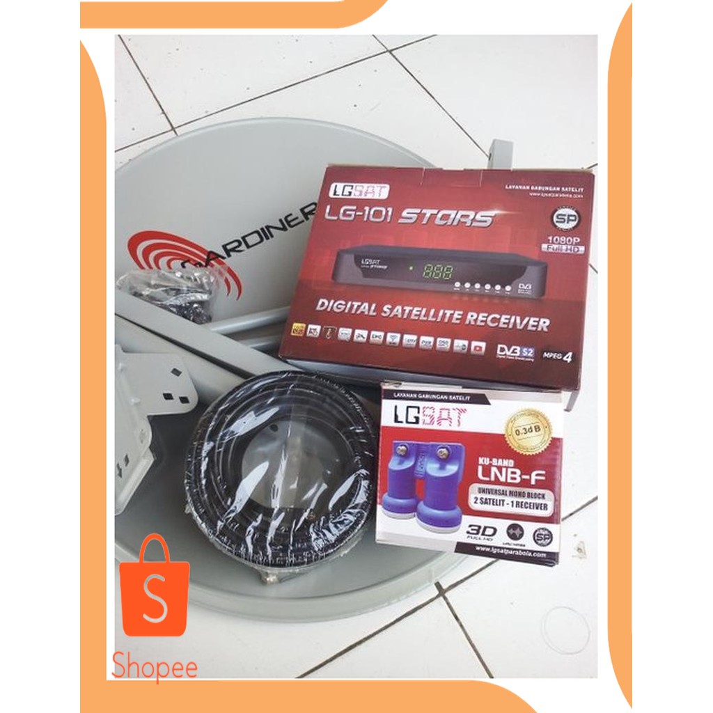 Jual parts Paket Parabola Dish Mini LNB 2 Satelit Untuk Ninmedia Dan Garm Murah