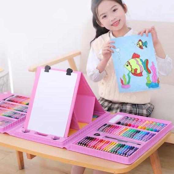 

Grosir ♣ Crayon Anak Pengasah 208pcs DAN 150pcs Set Alat Menggambar Melukis Anak-anak Crayon,,