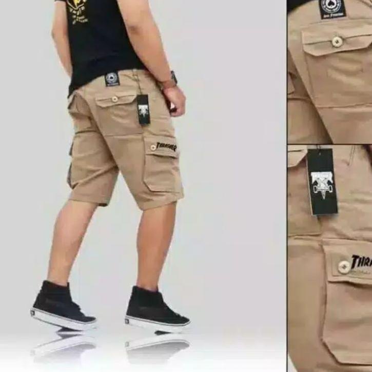 Produk Dijamin Ori BLACK STYLE.ID YANG LAGI HITS Celana Cargo Pendek Pria Army Loreng Ufc Venum Mma 