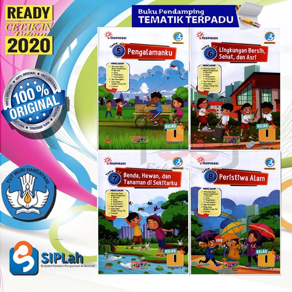 Paket Modul / LKS Tematik SD Kelas 1 Semester 2 Kurikulum 2013