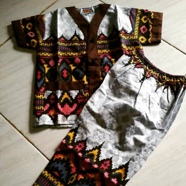 PIYAMA _BATIK_ ANAK_ PEKALONGAN)) _Murah