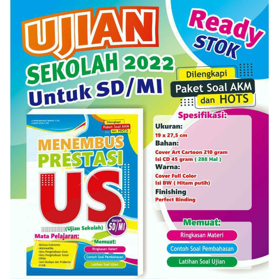 Buku Menembus Prestasi US/ Ujian Sekolah SD/MI Terbaru