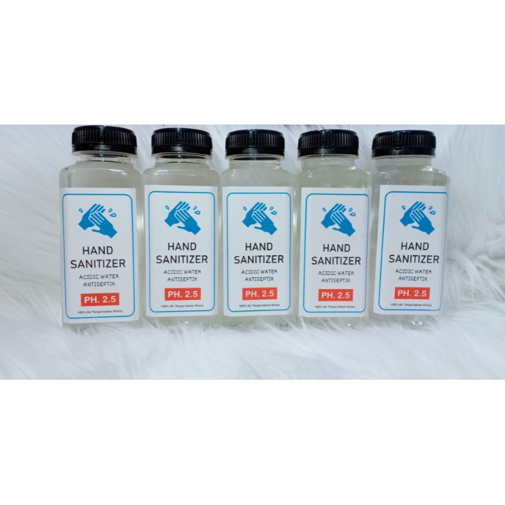 READY Hand sanitizer strong acid Ph 2,5 250 ml free botol spray