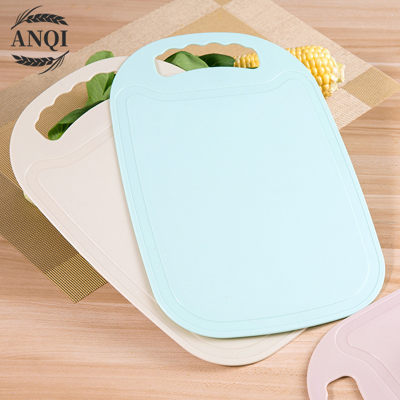 ANQI Talenan Antislip Bahan PP Food Grade Buah Sayur Jerami Gandum Cutting Board Talenan Bahan T-VS