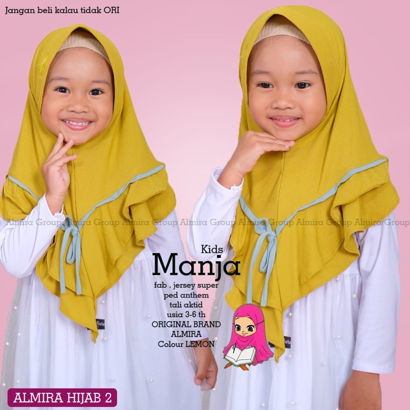 BISA COD|hijab anak manja by Almira hijab|kerudung anak