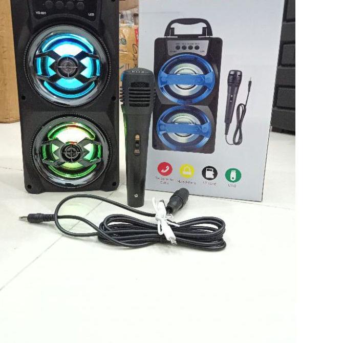 SPEAKER BLUETOOTH SALON AKTIF YD-801/YD-802 FREE MIC//SPEAKER PROTABLE