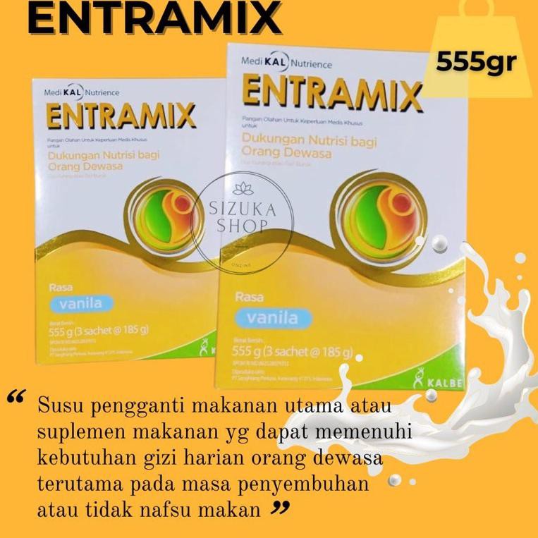 

(IND Shop GS 16Ju2Ch) ENTRAMIX VANILA 555gr (susu nutrisi kesehatan penambah nafsu makan) ✡