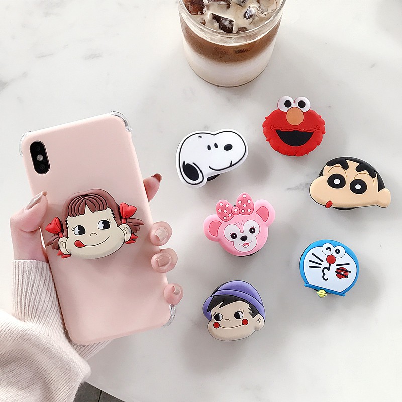 for iphone Samsung Huawei Xiaomi OPPO ViVo mobile phone holder cute anime mobile phone holder