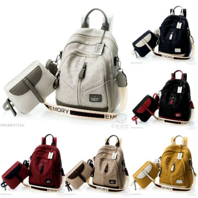 Tas Wanita / Tas Ransel / Tas Emory / Tas Impor murah
