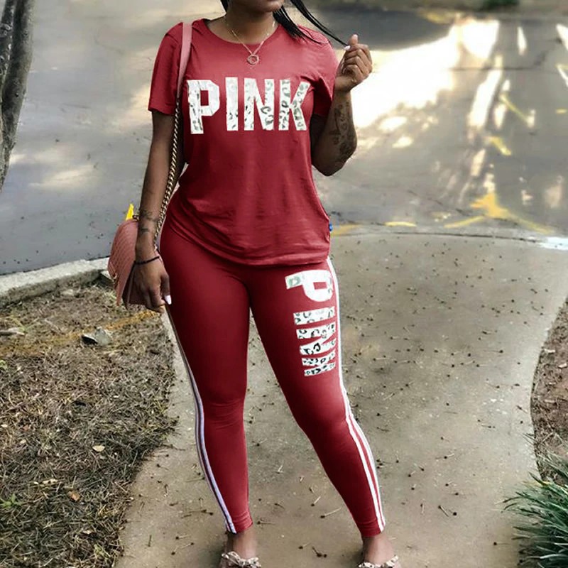 pink tracksuit plus size