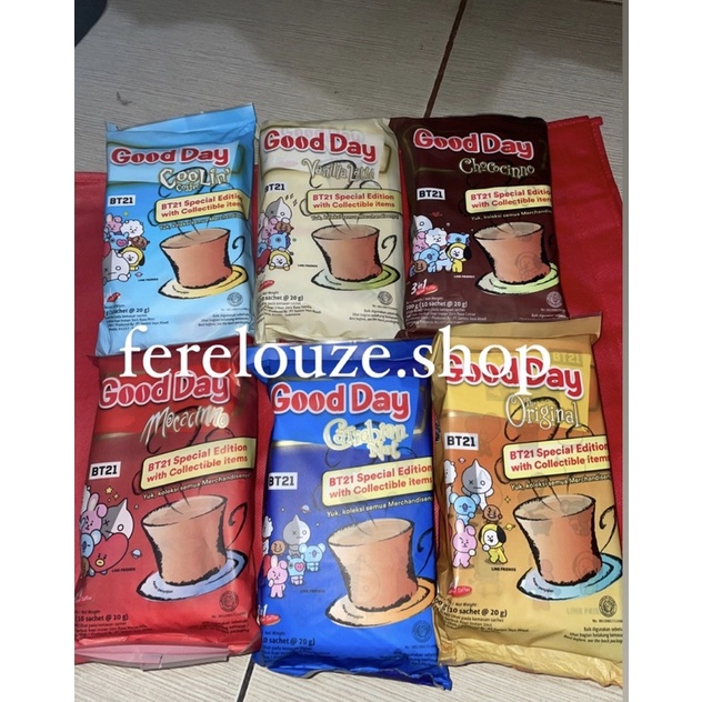 KOPI GOOD DAY BT21 FREE STICKER BT21