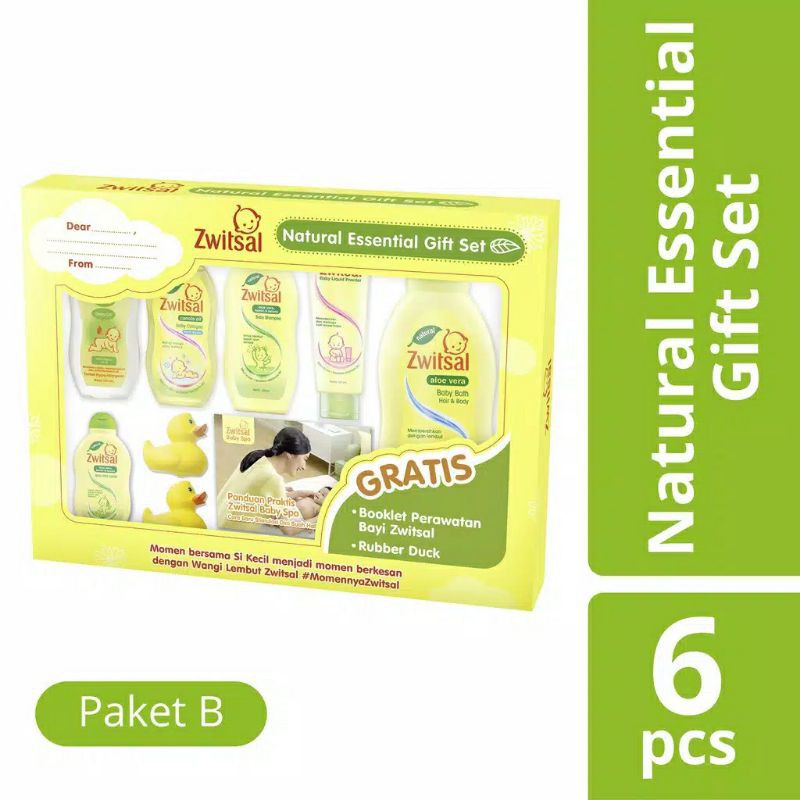 Paket Zwitsal Natural Essential Gift Set Box Kado Bayi-3