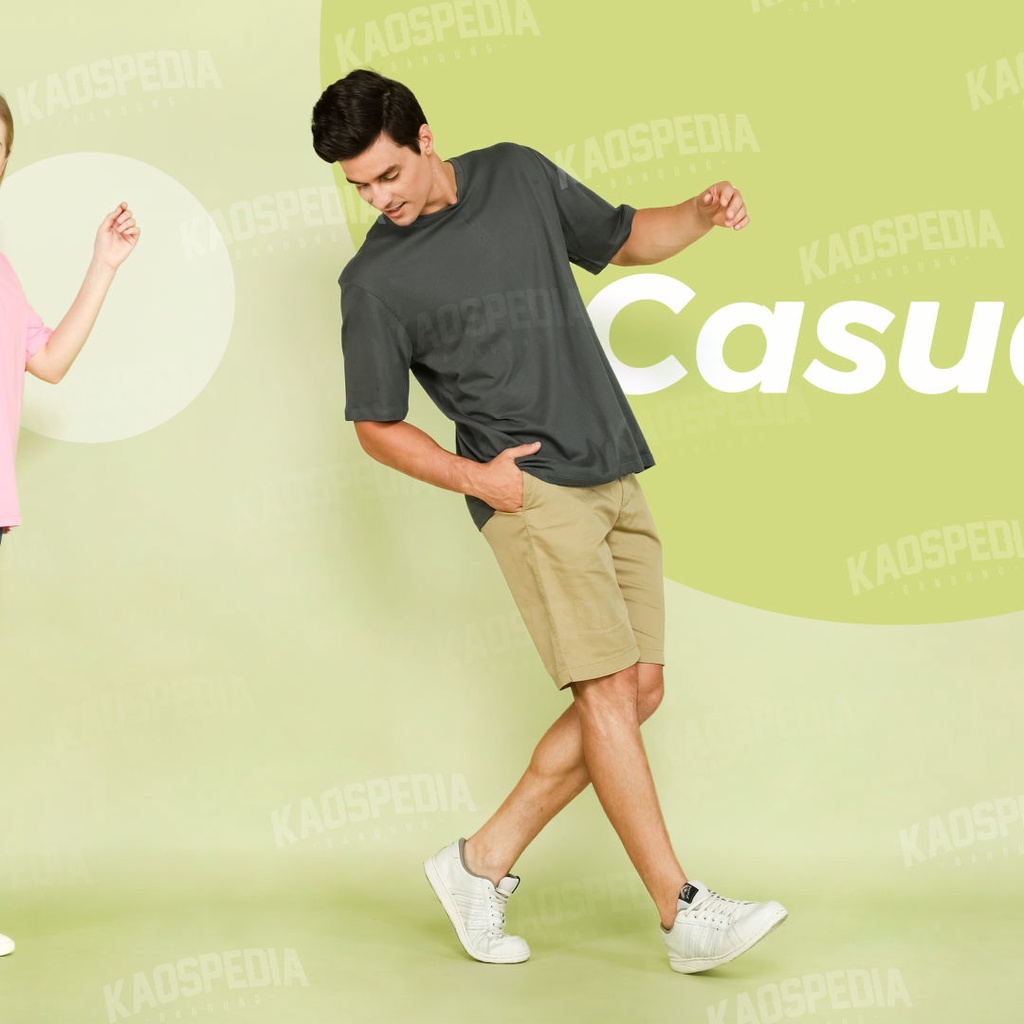 Kaos Polos Cotton Combed Lengan Pendek Premium 30s Pria Wanita Kaospedia Bandung-7