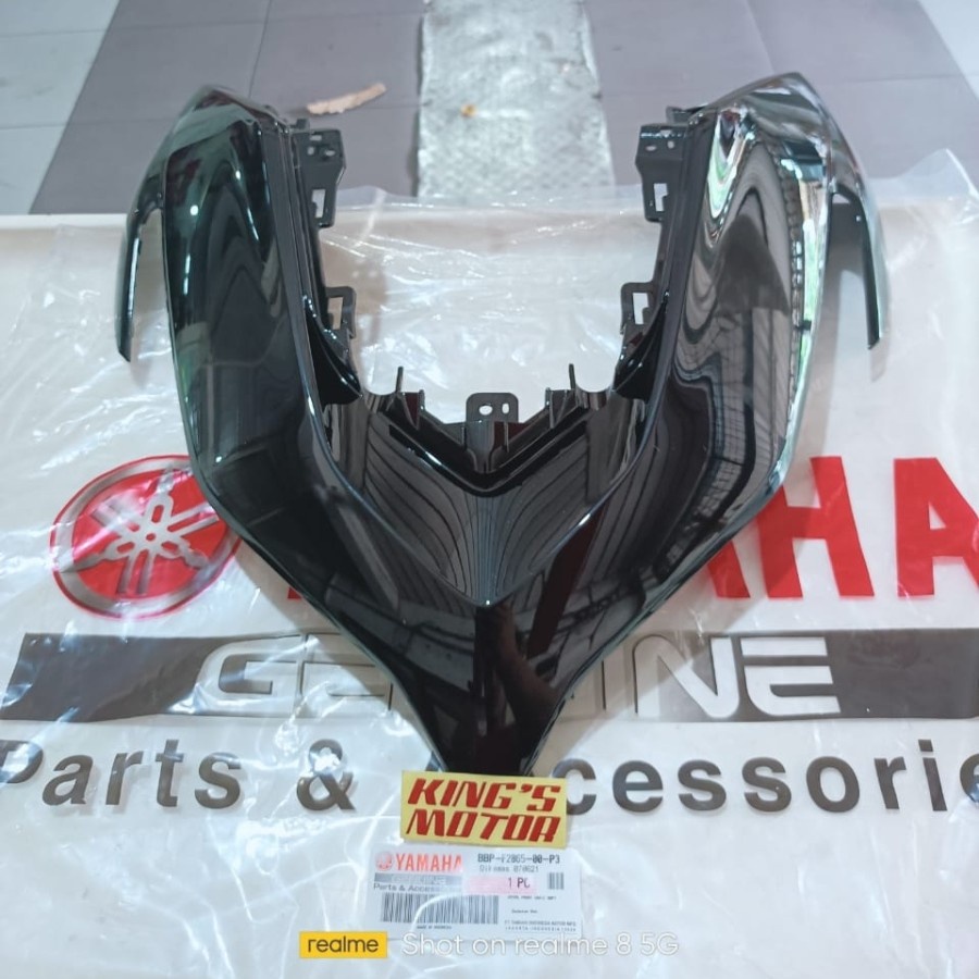 DASI COVER TAMENG DEPAN HITAM GLOSSY NEW AEROX 155 CONNECTED BBP-P3