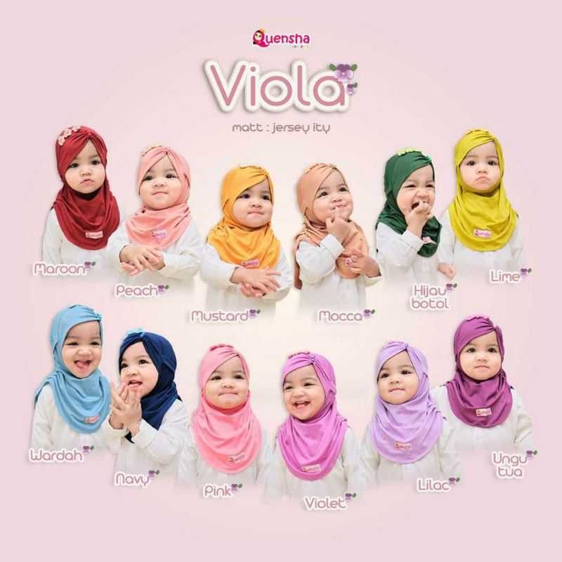 Hijab Balita Hijab Anak Viola By Quensha