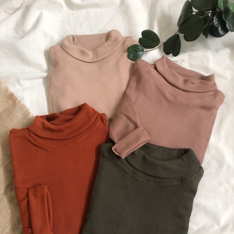 Kaos ribb turtleneck/ rib turtleneck/kaos turtleneck/ kaos rib