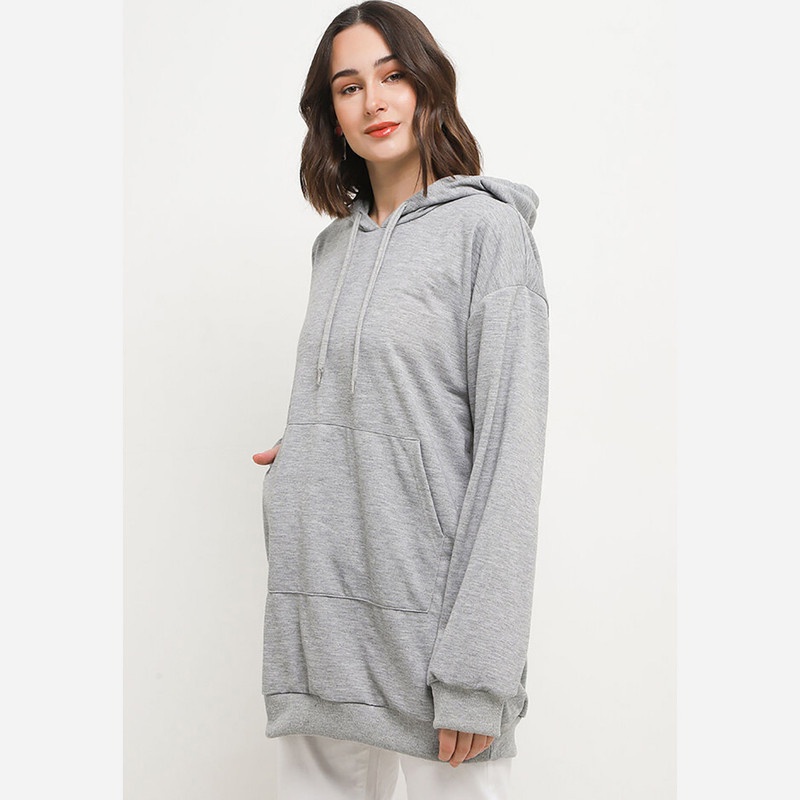 Gaff Long Sleeve Hoodie Sweater Wanita