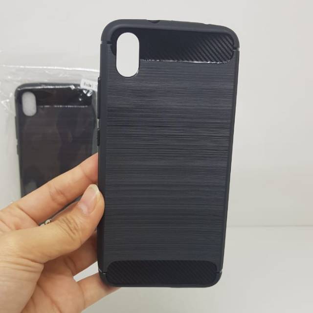 Slim Fit Carbon Xiaomi Redmi 7A 5.45 inchi Soft Case Carbon Xiaomi 7A Fiber Multi Carbon ANTI MELAR