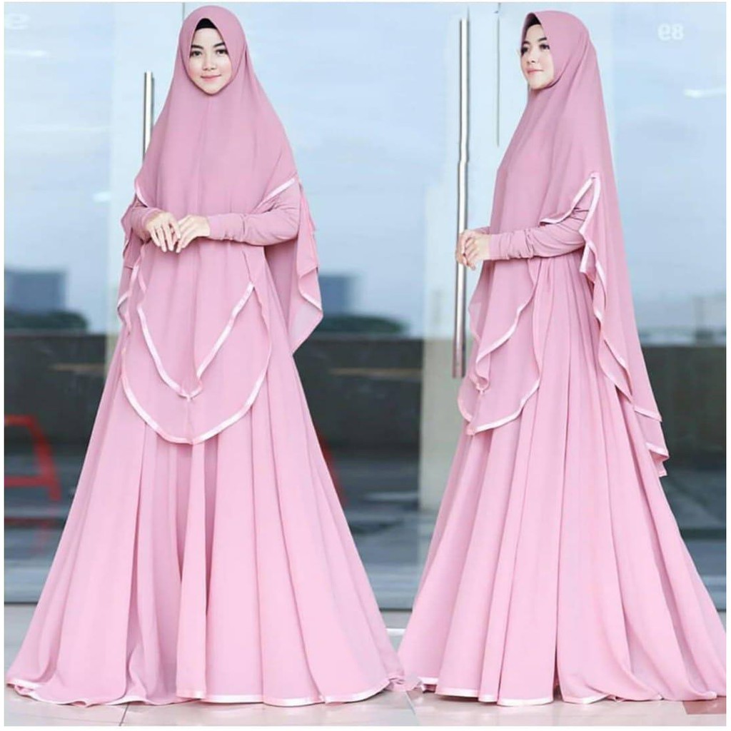 Model Gamis Elegan Terbaru Diary Hijaber