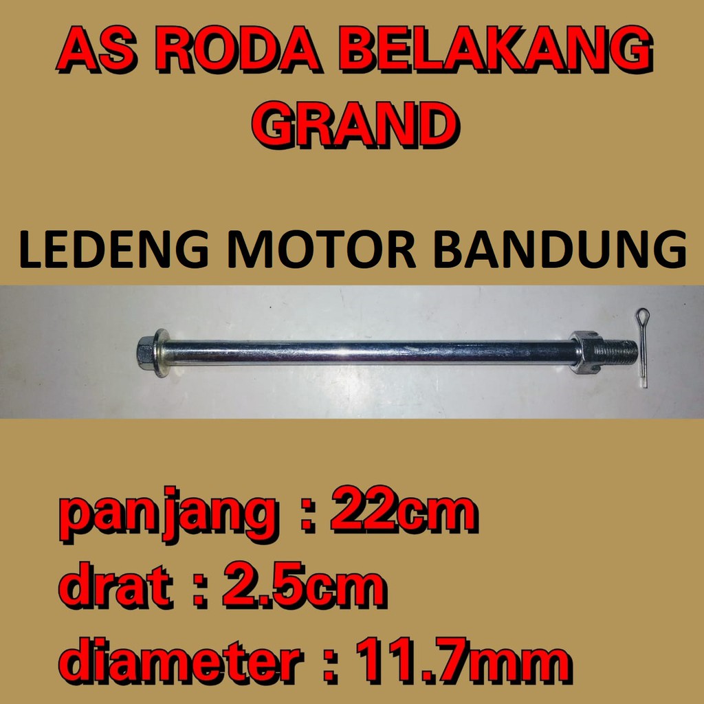 As Roda Belakang Grand Astrea Prima C70 C 70 Legenda Honda Lokal