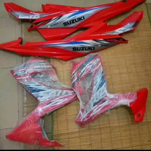 Body + Sayap Satria Fu Facelift Merah