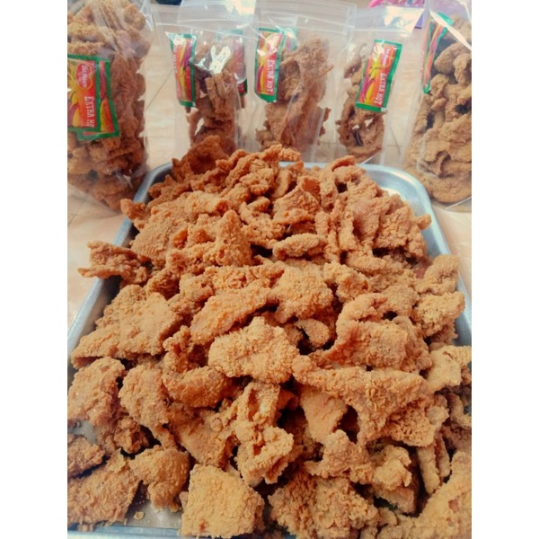 Jual Kulit Ayam Crispy 1kg Keripik Kulit Ayam Crispy 1kg Shopee