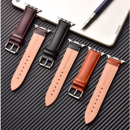 [COD/INSTAN] STRAP LEATHER APPLE WATCH SIZE 38/40/41