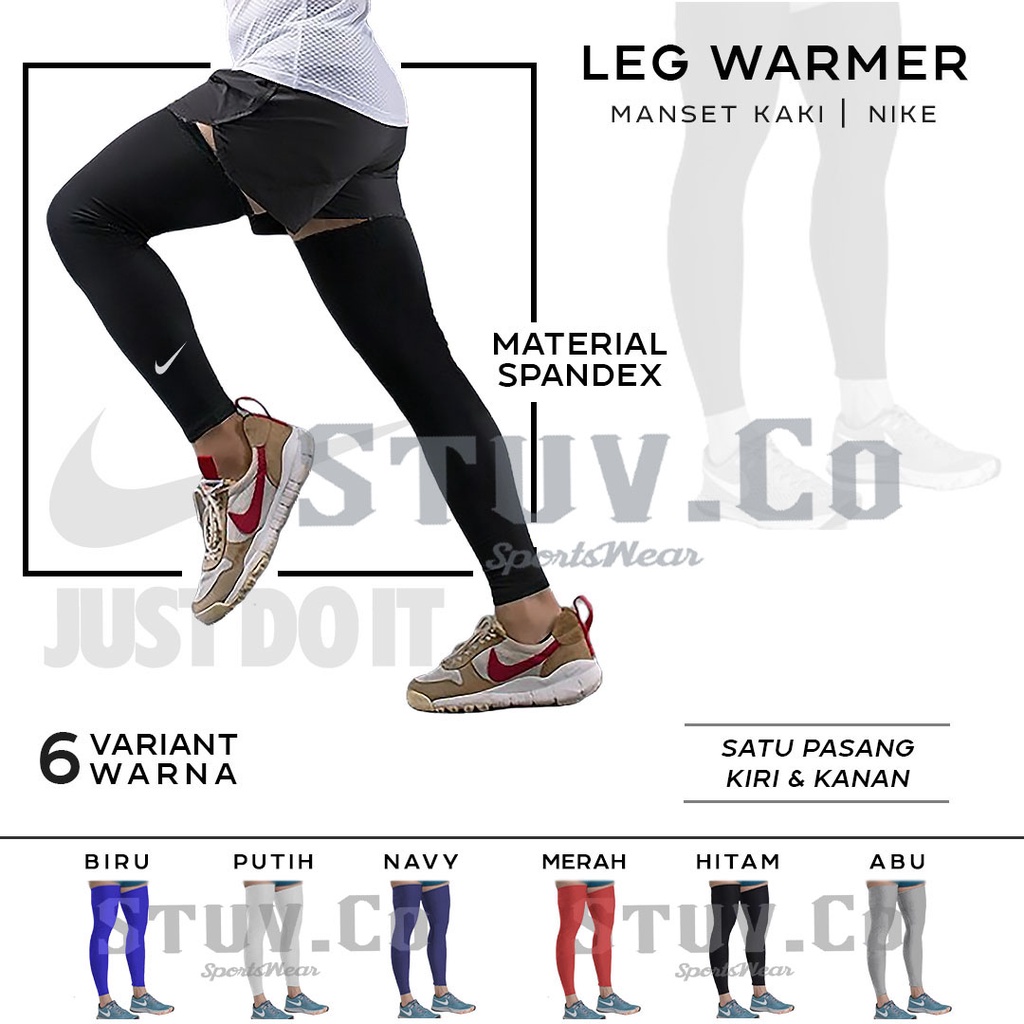 LEG SET LEG WARMER PELINDUNG LUTUT MANSET KAKI KNEE OLAHRAGA SEPAKBOLA VOLI BASEKET FUTSAL PRIA WANITA