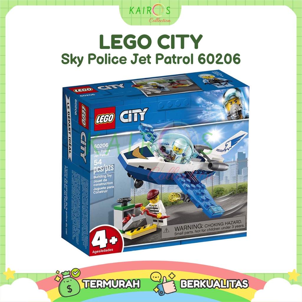 Lego City Sky Police Jet Patrol 60206