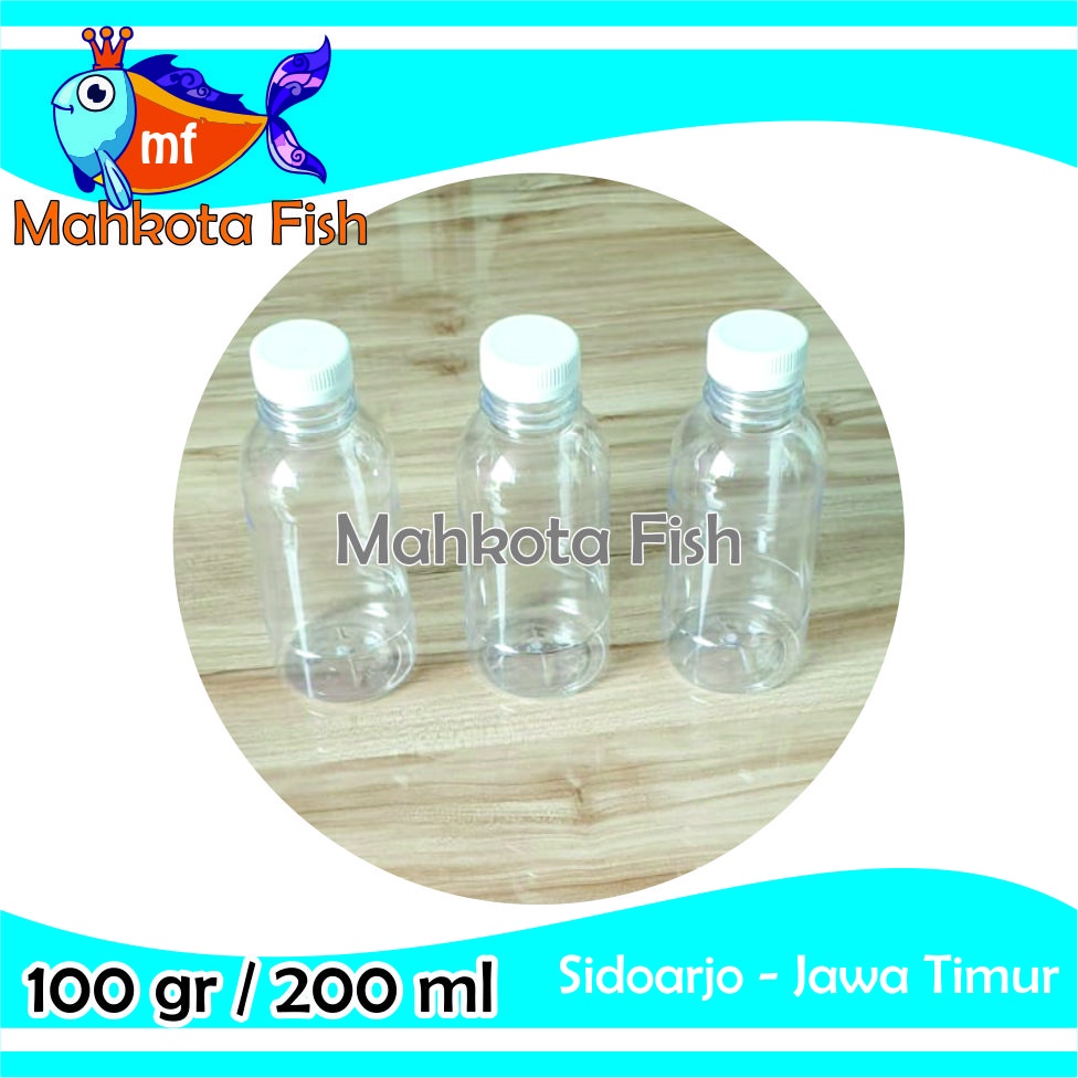 Botol Plastik 200 ml | Botol Repack 100 gram | Botol Kemasan | Botol Kosong