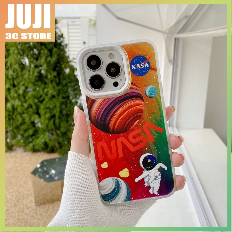 Casing iphone 11 12 13 promax x xs xr xsmax 7 8 plus Shockproof Motif NASA