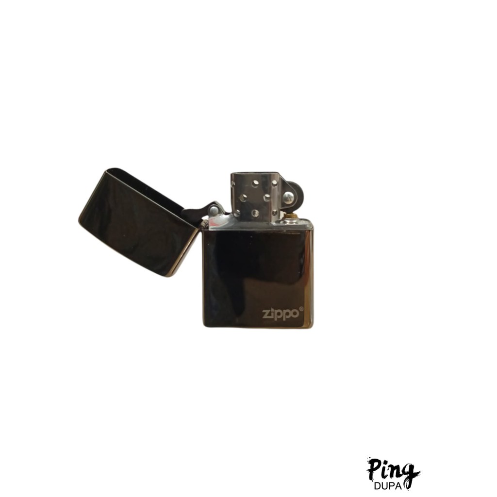 Korek Zippo Black Metallic