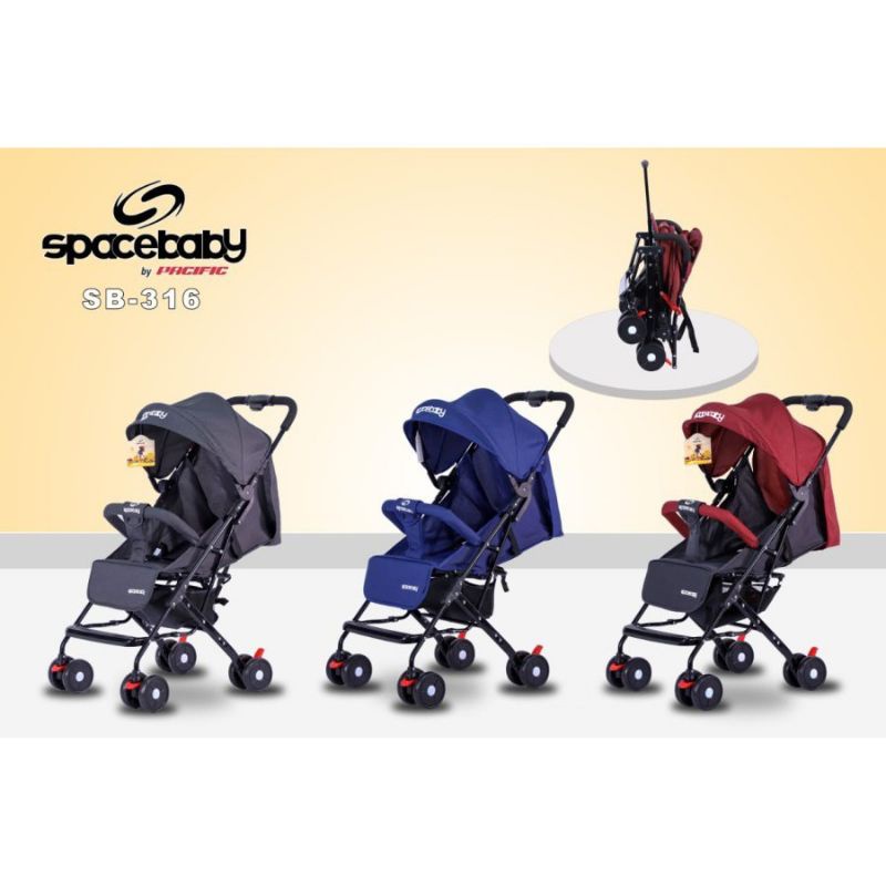 Baby Stroller SPACEBABY Cabin Size