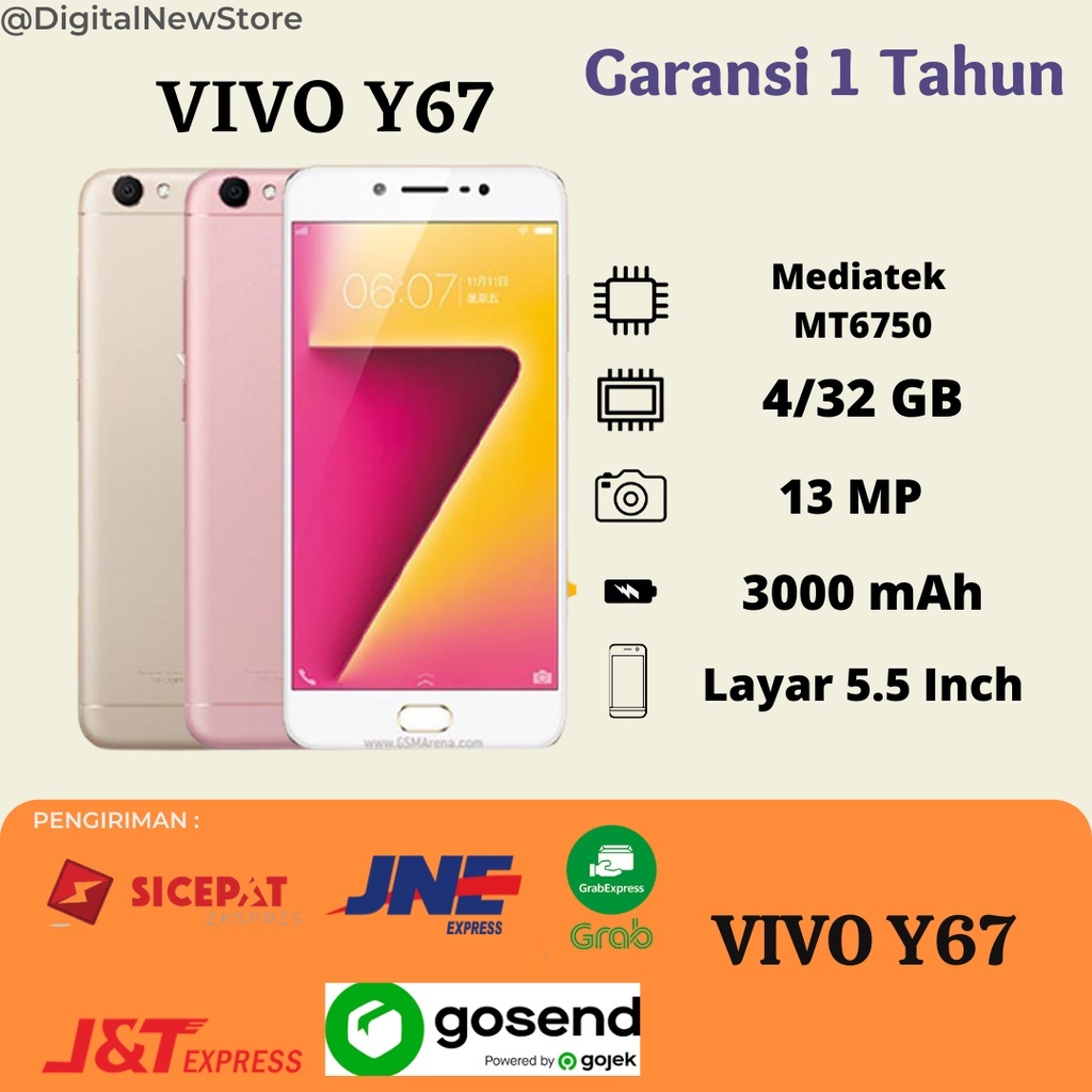 Vivo Y67 Ram 4/32Gb - NEW Original
