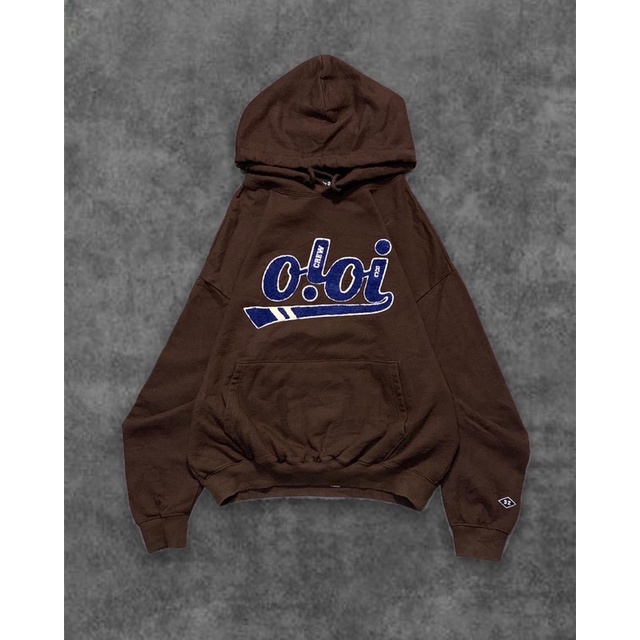 oioi brown hoodie