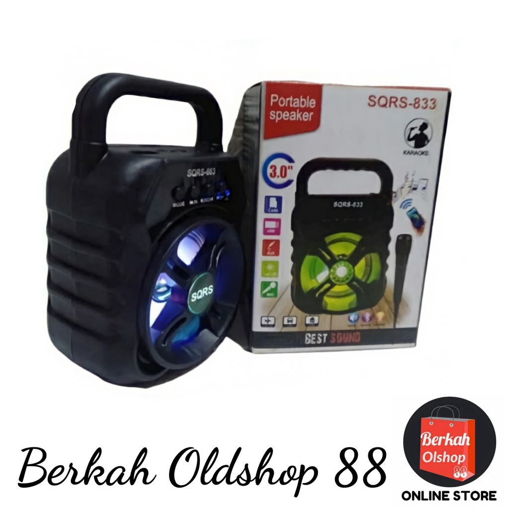 BERKAH OLDSHOP 88 - SPEAKER KARAOKE 3 TINGKAT SX-Y3006 (FREE MIC+KABEL USB) - SPEAKER TERBARU