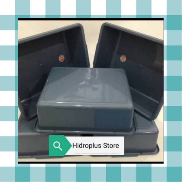 10 Pcs Bak Kotak Plastik Hidroponik