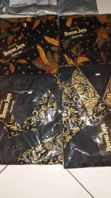 Bswart Batik Hrb026 Kenongo Hem Pendek Padi Pekalongan M L Xl Batik Pria Murah Modern Grosir