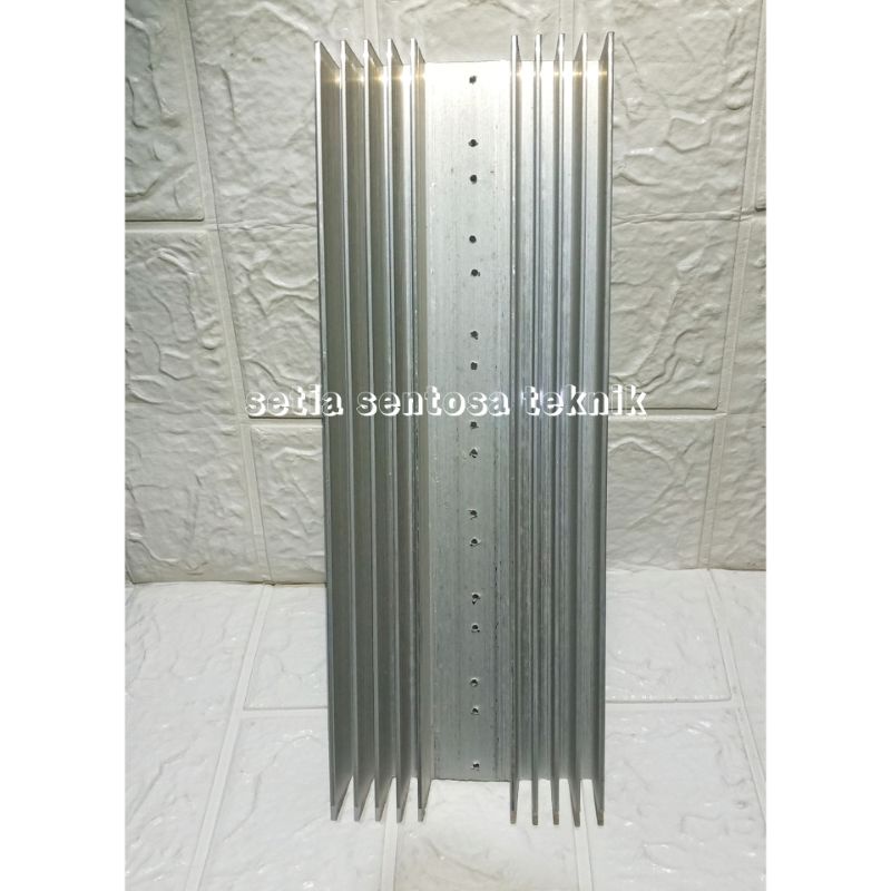 Heatsink pendingin SANKEN 5 Sirip 30Cm 6mm TEBAL sudah di bor