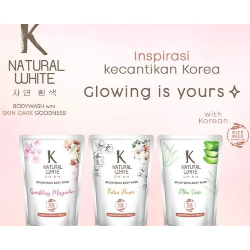 (Refill 420ml) K Natural White Brightening Body wash