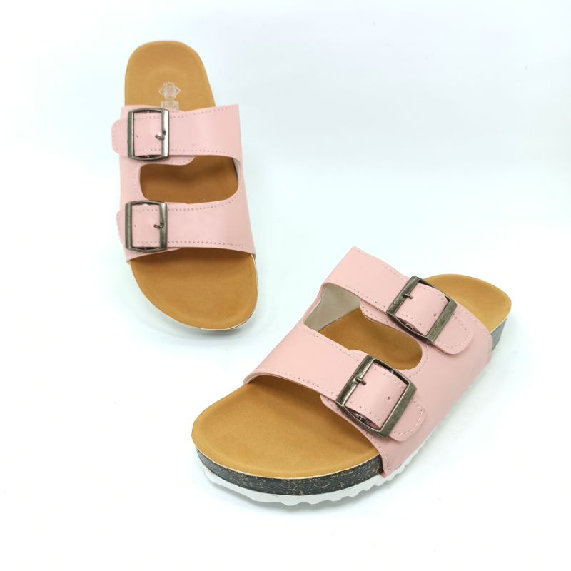 Sandal Wanita Sendal Birken Selop Andis Slip Sandals AF14