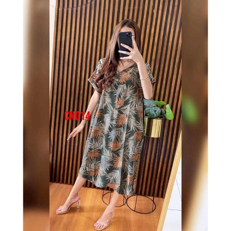 MARIMO DASTER PANJANG RESLETING DEPAN BUSUI SEMATA KAKI BISA COD RAYON PREMIUM-SELUTUT DAUN ARMY