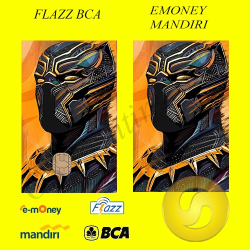 CUSTOM KARTU FLAZZ BCA GENERASI 2 ATAU EMONEY/SALDO 0 -MARVEEL EDITION