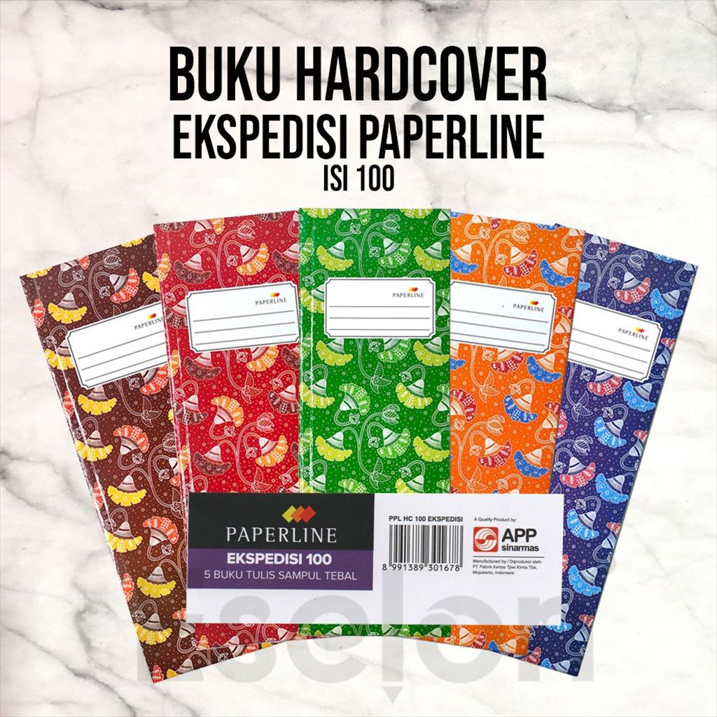 

Buku Tulis Hardcover Ekspedisi Paperline 100 Lembar